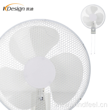 16 inch white ABS plastic material wall fans